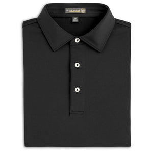 Peter Millar Men's Solid Stretch Jersey Self Collar Polo